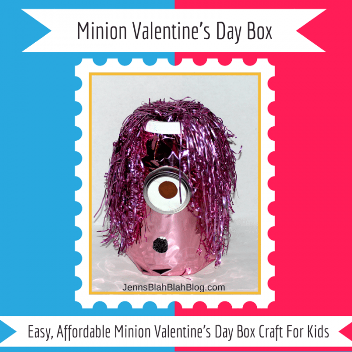 DIY Minion Valentine's Day Box For Kids