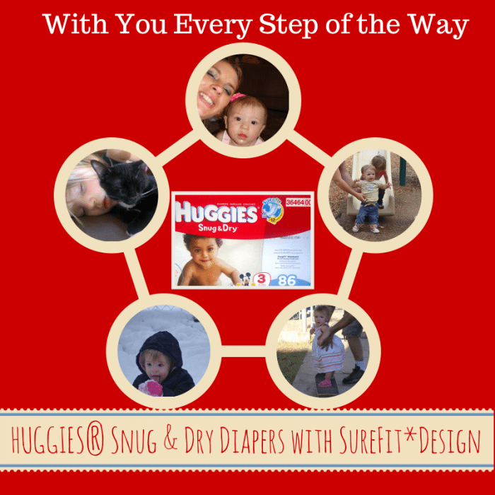HUGGIES® Snug & Dry Diapers with You every step of the way