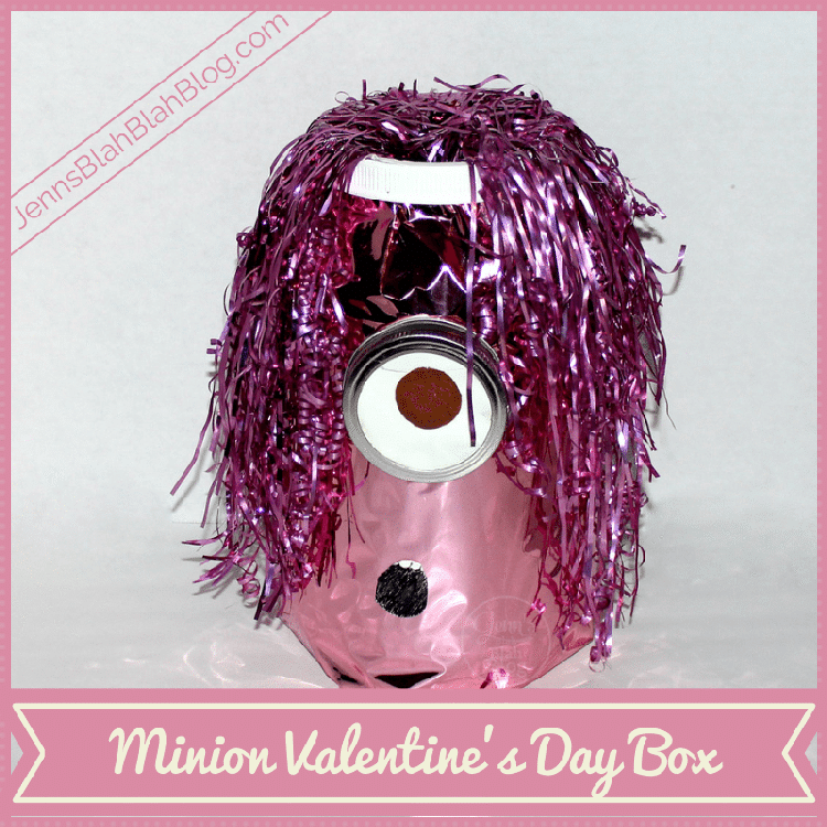 Pink Minion Valentine's Day Box Craft For Kids
