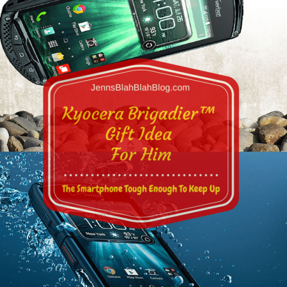 Tech Gift Idea For Him Kyocera Brigadier with Sapphire Shield