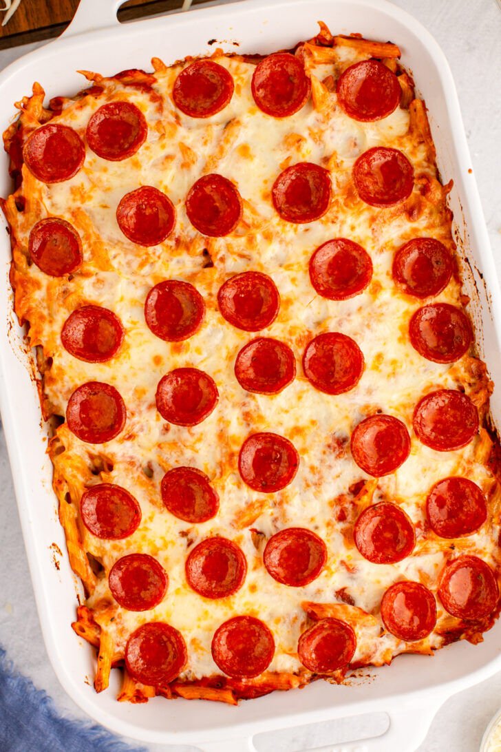 Easy Pepperoni Pizza Casserole