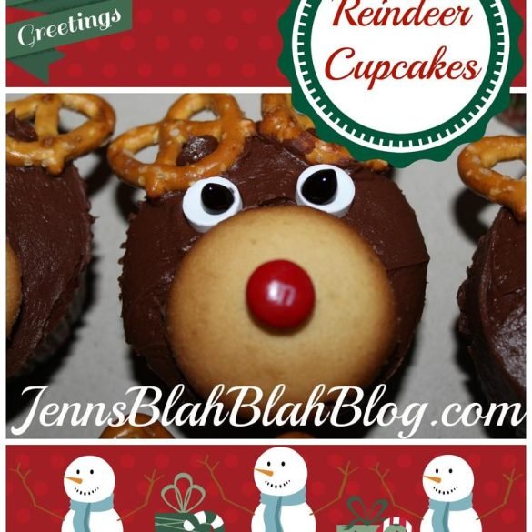 how to make reindeer cupcakes